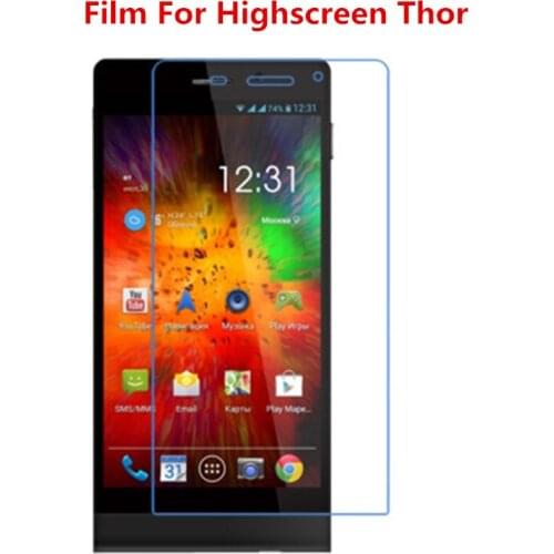 1/2/5/10 Pcs Ultra Thin Clear HD LCD Screen Protector Film With Cleaning Cloth Film For Highscreen Thor