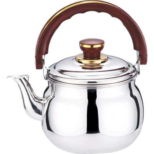 1pcs Stainless Steel Whistle Teakettle Durable Practical Kitchen Teakettle Whistle Kettle