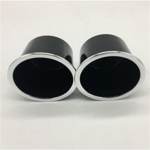 2pcs Cup holder desktop slot business car bar hole cup bowl Silver plated side cup slot for caravan table top cup holder