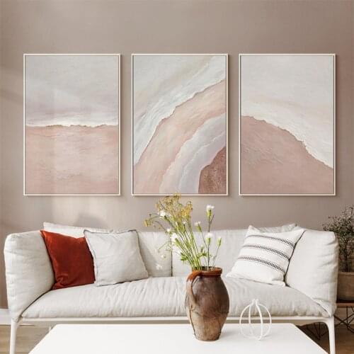 3pcs Pink Room Decor Wall Art Pictures Nordic Cuadros Decorativos Posters and Prints Scandinavian Home Decor Paintings no Frame