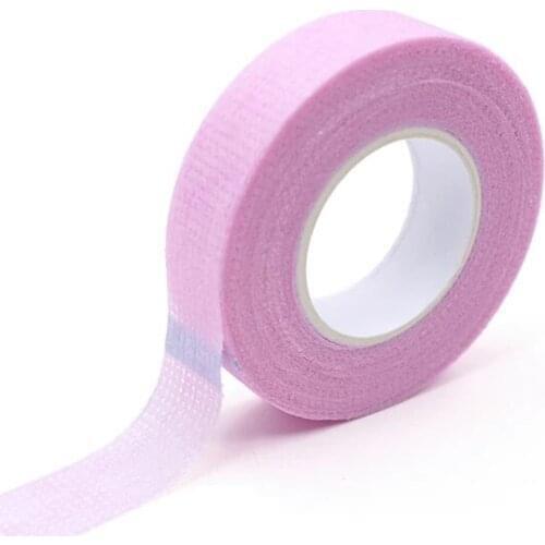 4pcs New 9M Non-woven Grafted Eyelash Tape With Holes Breathable Sensitive Resistant Purple Eye Pad Eyelash Extension Tools