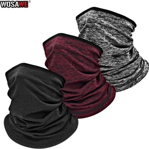 WOSAWE Motorcycle Balaclava Half Mask Scarf Breathable Quick-Dry Skiing Skate Runinig Sports MTB Bike Riding Bicycle Mask Scarf