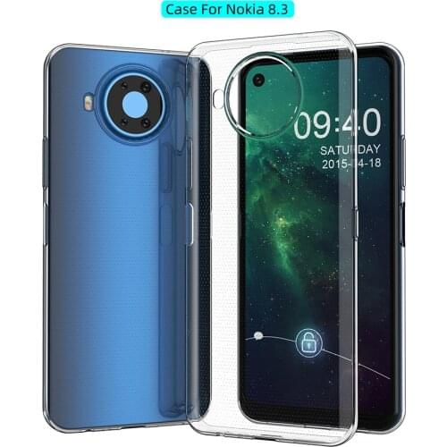 Case for Nokia 8.3 Transparent Soft TPU Phone Back Cover for Nokia8.3 Protection Case