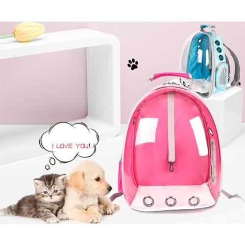 Breathable Pet Carrier Bag High Quality Outdoor Travel puppy cat bag Transparent Space Pet Portable Backpack Capsule