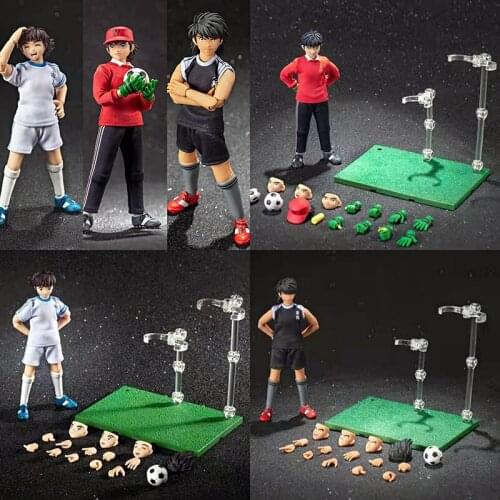 Captain Tsubasa Ozora Tsubasa KojiroHyuga Wakabayashi Genzo Action Figure Anime CMT IN STOCK Dasin Model Toy