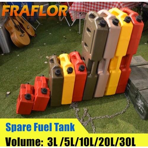 3L 5L 6L 10L Red Black Green Fuel Barrels Gas Spare Container Anti-static Jerry Can Polaris Fuel Gasoline Diesel Tank Jerrycan