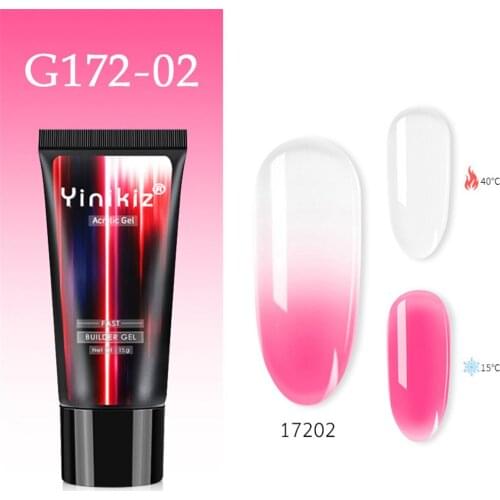 7 Colors Nail Polish Temperature Color Changing UV Nail Art Gel Lacquer Semi Permanent Gel Varnish For Nails Extension Manicure