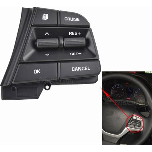 Steering Wheel Switch Cruise Control Button For Hyundai Elantra AD Solaris 1.6L 2017 2018