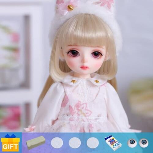 LCC Miyo Doll BJD 1/6 Girls beautiful dress Fullset complete professional makeup Toy Gifts movable joint doll