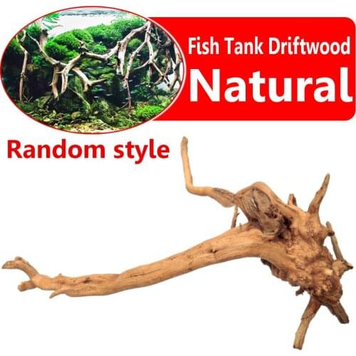 Non-toxic Aquarium Tree Trunk Driftwood Fish Tank Decoration Wood Reptile Plant Landscap Ornament Aquarium Decoration