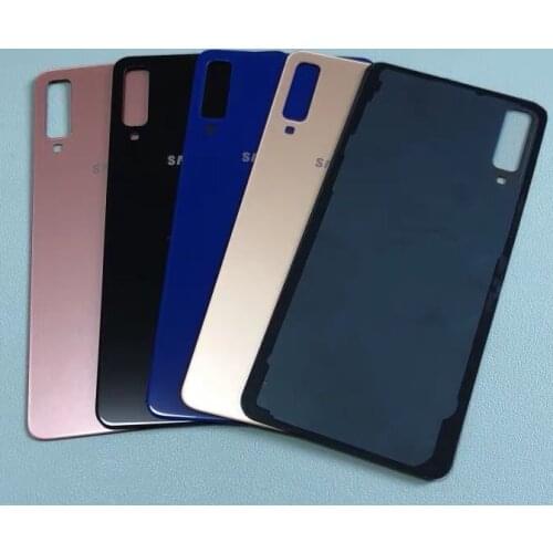 Original Samsung Galaxy A7 2018 A750 Back Cover Battery Case Rear Housing Cover 3D Glass Cover Replacement For Galaxy A750 A750F