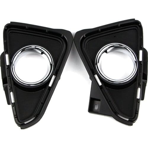 Front Fog Light Bezel for Toyota RAV4 2015 2016 2017 2018 Bumper Lamp Cover Chrome Trim
