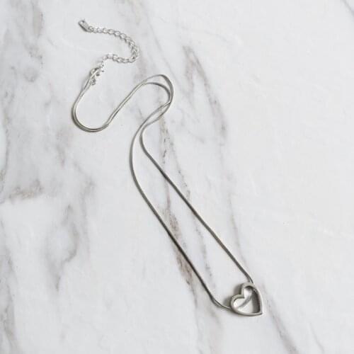 Heart Shape Pendant Necklace Gift Ethnic Bohemian Luxury Brand Heart Necklaces & Pendants Fashion Jewelry