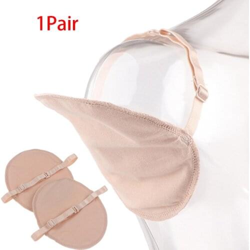Underarm Sweat Pads Washable Armpit Sweat Absorbing Guards Dress Sweat Perspiration Pad Shield Shoulder Absorbent Deodorant Pads