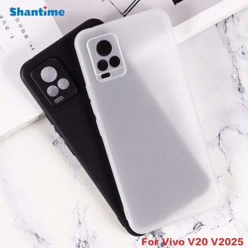 For Vivo V20 V2025 Gel Pudding Silicone Phone Protective Back Shell For Vivo V20 2021 Soft TPU Case