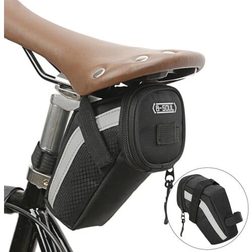 Bicycle Rear Saddle Bag Portable Waterproof Key Mobile Phone Tool Storage Bag Bicycle Rear Bag Outdoor Riding Equipment