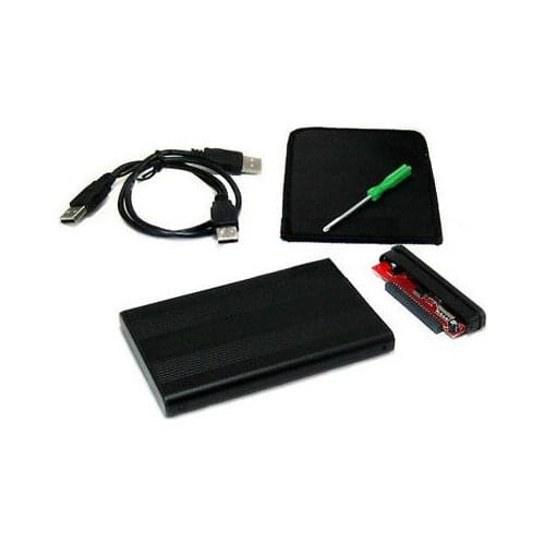 SLIM HARD CASE BOX external 2,5 "SATA HD HDD USB 2,5 adapter cable DRIVE to 99 S0228 sent from Italy