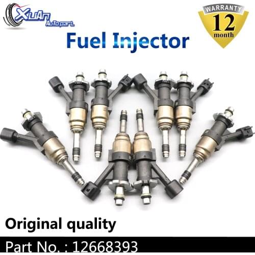 XUAN Fuel Injectors Nozzle 12668393 for Chevy Camaro Corvette Silverado Suburban 1500 GMC Sierra Yukon XL 6.2L V8 2014-2020