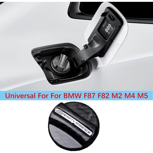 Carbon Fiber Universal Gas Fuel Tank Cap Oil Filler Cover Trim Decoration Cap Accessories For BMW F30 F82 M2 M4 M5 Car Styling