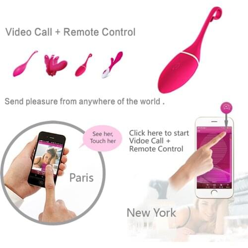Smart Phone APP Control Flamingo Vibrator Vibe Vagina Kegel Ball Jump Egg Magic Motional G-spot Stimulator Anal Plugs Wand Toy