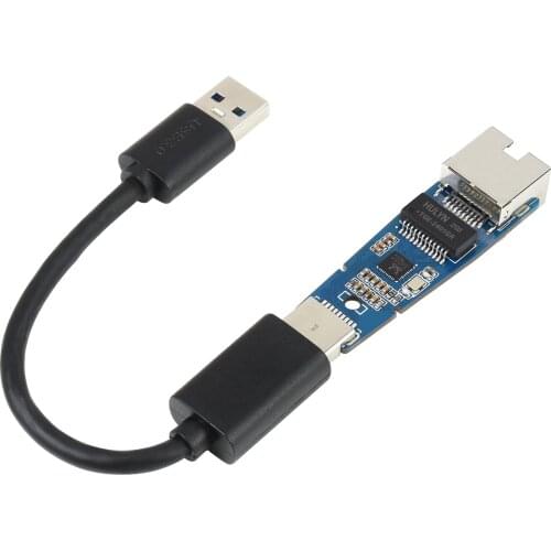 Waveshare USB 3.2 Gen1 TO Gigabit Ethernet Converter, Driver-Free, Plug and Play, Multi Systems Compatibility
