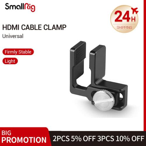 SMALLRIG HDMI Cable Clamp for Sony A6500/A6000/A6300 Cage, Panasonic GH5 Cage, Compatible with SMALLRIG Cage 1661,Cage 2049-1822