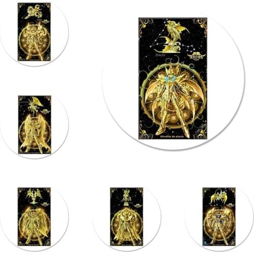 58mm Saint Seiya Icons Pins Badge Decoration Brooches Metal Badges For Backpack Decoration