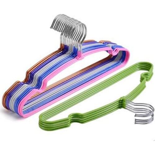10pcs/lot 39.5cm Non trace plastic clothes hanger/Antiskid clothes hanger