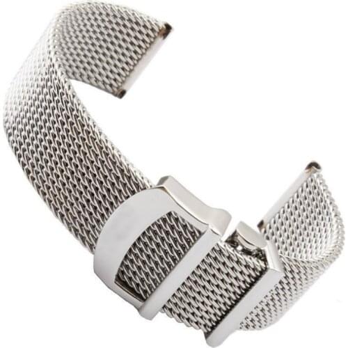20mm 22mm Stainless Steel Replacement Wrist Watch Band watchband Milanese Strap Bracelet For IWC Portofino Series