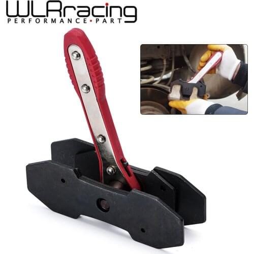 Car Ratchet Brake Piston Spreader Caliper Pad Portable Install Tool Press Red For Most Large Trucks and Commercial Vehicles