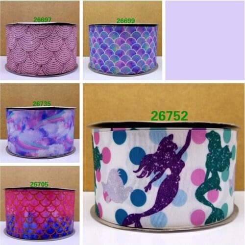 Free shipping 50 yard cartoon Printed grosgrain ribbon 26752