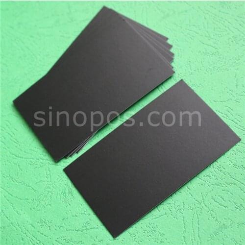 Erasable Black Tags 9cm, bakery snack shop restaurant cafe buffet cake bread food price card blank heavy paper tags label ticket