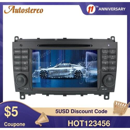 For Mercedes Benz CLK W209/CLS/W219 Android10.0 GPS Navigation Car DVD player autostereo headunit radio tape recorder 8812 media