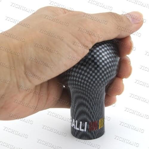 For Mitsubishi Ralliart Car Gear Shift Knob Resin Automobile Shifter Lever Head with 3 Adapters
