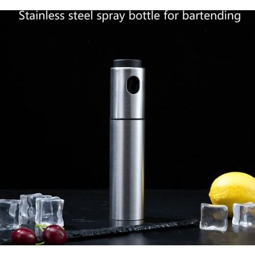 135ml Bartending Atomizer Stainless Steel Alcohol Spray Bottle Bartending Dedicated Absinthe Flame Sprayer Fuel Injection Tools