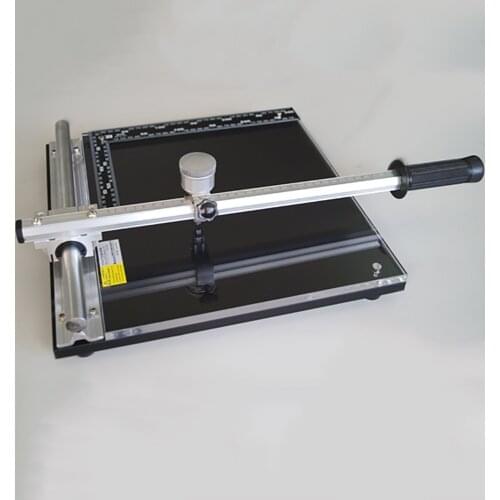 Q-00X Laboratory Use Glass Cutter Manual ITO Glass Based Silica Gel Board Cutting Machine 28x33CM Y