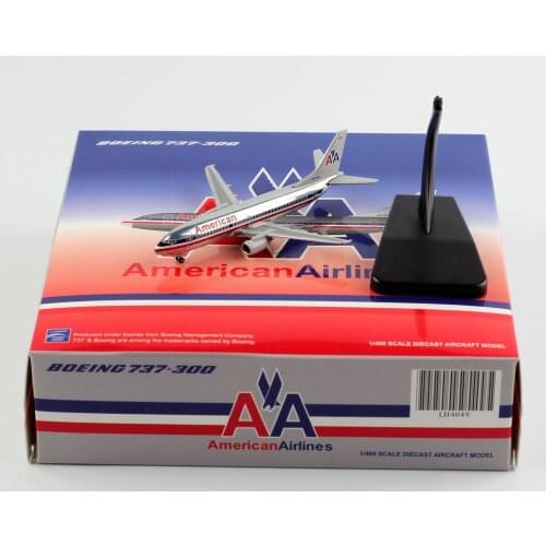 1:400 Alloy Collectible Plane Gift JC Wings LH4049 American Airlines Boeing 767-300ER Diecast Aircraft Model N678AA With Stand