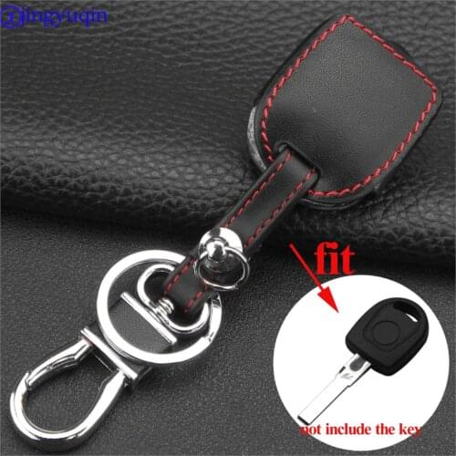 Maizhi for Volkswagen VW B5 Passat Golf Phaeton Rabbit GTI Beetle Cabriolet Polo Bora Trans None Button Car Key Leather Case FOB