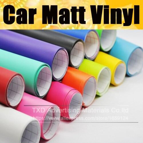 Good quality Matte Black Car Auto Body Sticker Decal Self Adhesive Wrapping Vinyl Wrap Sheet matt vinyl 10/20/30/40/50/60x152cm