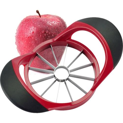 Apple Slicer Upgraded Version 12-Blade Large Apple Corer Stainless Steel Ultra-Sharp Apple Cutter for Women Christmas