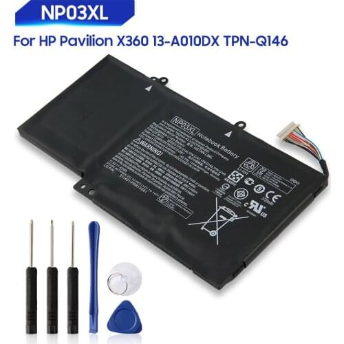 Original Replacement Battery For HP Pavilion X360 TPN-Q146 13-A010DX HSTNN-LB6L NP03XL J8C75PA 15-U363CL 13-A081NR TPN-Q149
