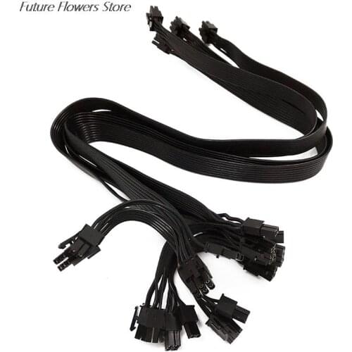 PCIe 8pin to 2 Ports 6+2Pin Power Supply Cable For FOCUS PLUS Platinum PX Series