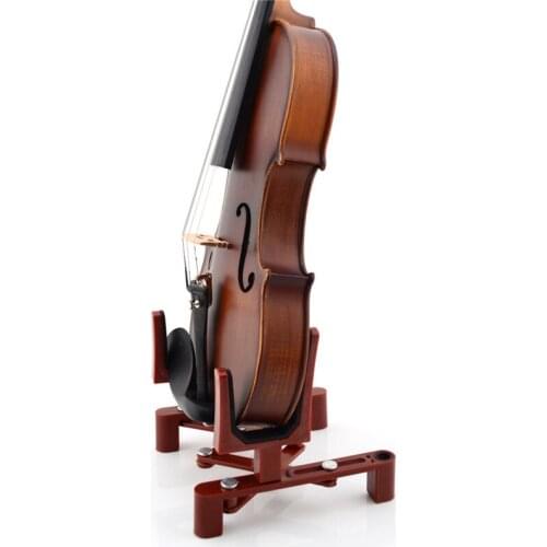 Professional Portable Folding Violin Stand Musical Instrument Fiddle Floor Holder Rack Violins Guitar Accessories