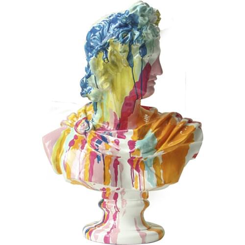 Luxury Figurines for Interior Sculpture Nordic Figurine Artwork David Plaster Statue Large Home Living Room Decoration Gift