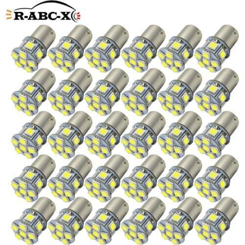 RUIANDSION Wholesale 50Pcs BA15S 1156 P21W BA15D 1146 1157 P21/5W BAY15D BAU15S PY21W Car Turn Signal Motorcycle Brake Lamp