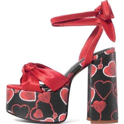 Zebra Pattern Sexy Sandals Female Runway Show Ankle Strap Platform Sandals Summer Shoes Woman high heels Party Big Size 34-43