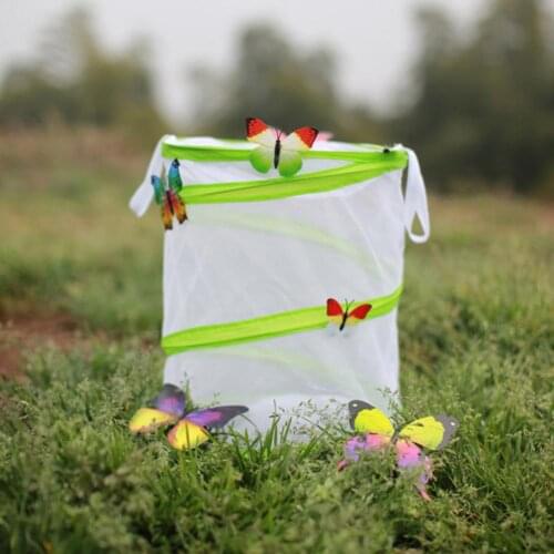 Butterfly Cage Insect Breeding Net Outdoor Garden Pet Observation Net Children Catch Insect Feeding Observation Box