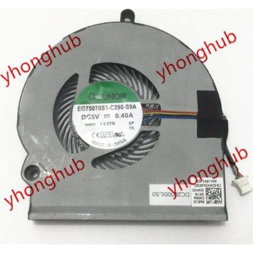 SUNON EG75070S1-C290-S9A 0JWH30 DC 5V 0.40A 4-wire Server Laptop Cooling Fan