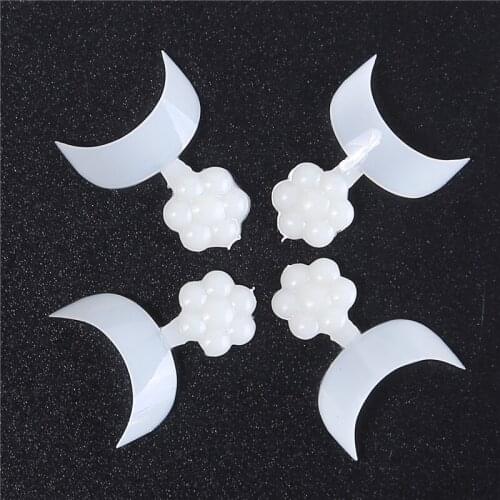 Nail Tips 500 Pcs/Bag French Nail Tip Short Fake Nails Detachable Nails Art Decoration 5 Color French Manicure For DIY