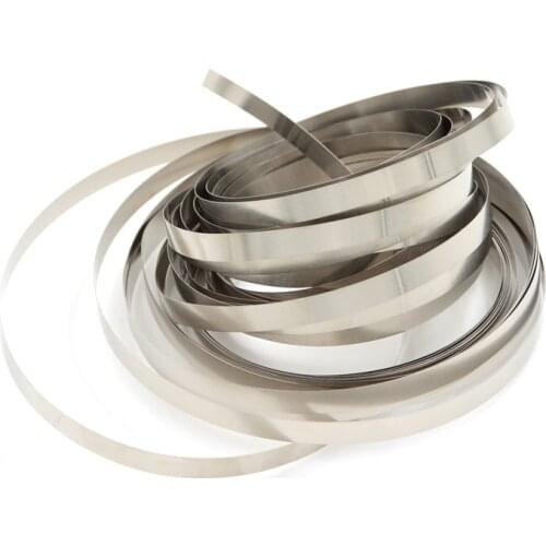High Quality Ni Plate Nickel Strip Tape For Li 18650 26650 Battery Spot Welding 10M 7x0.12MM